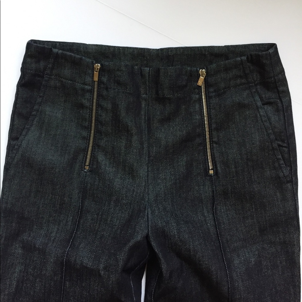 The Row super skinny zipper cigarette jeans